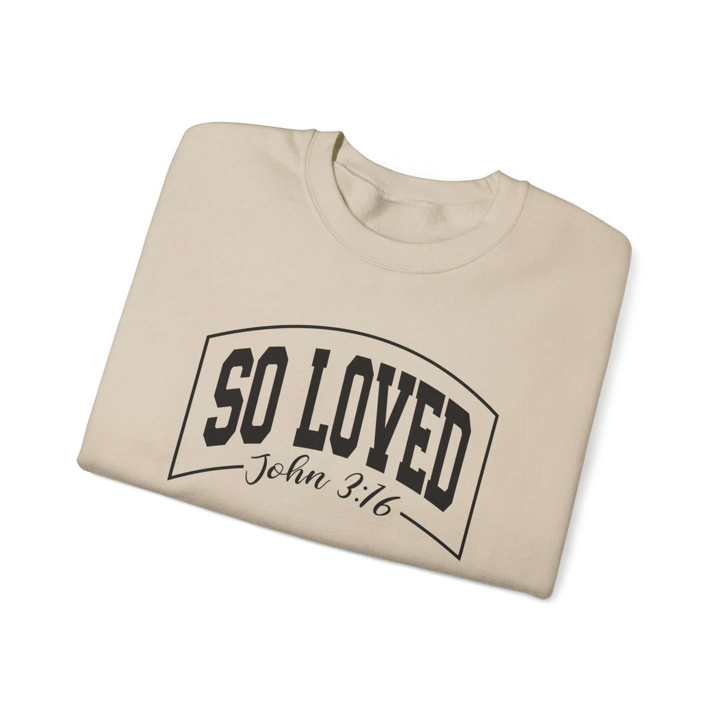 So Loved Unisex Heavy Blend™ Crewneck Sweatshirt