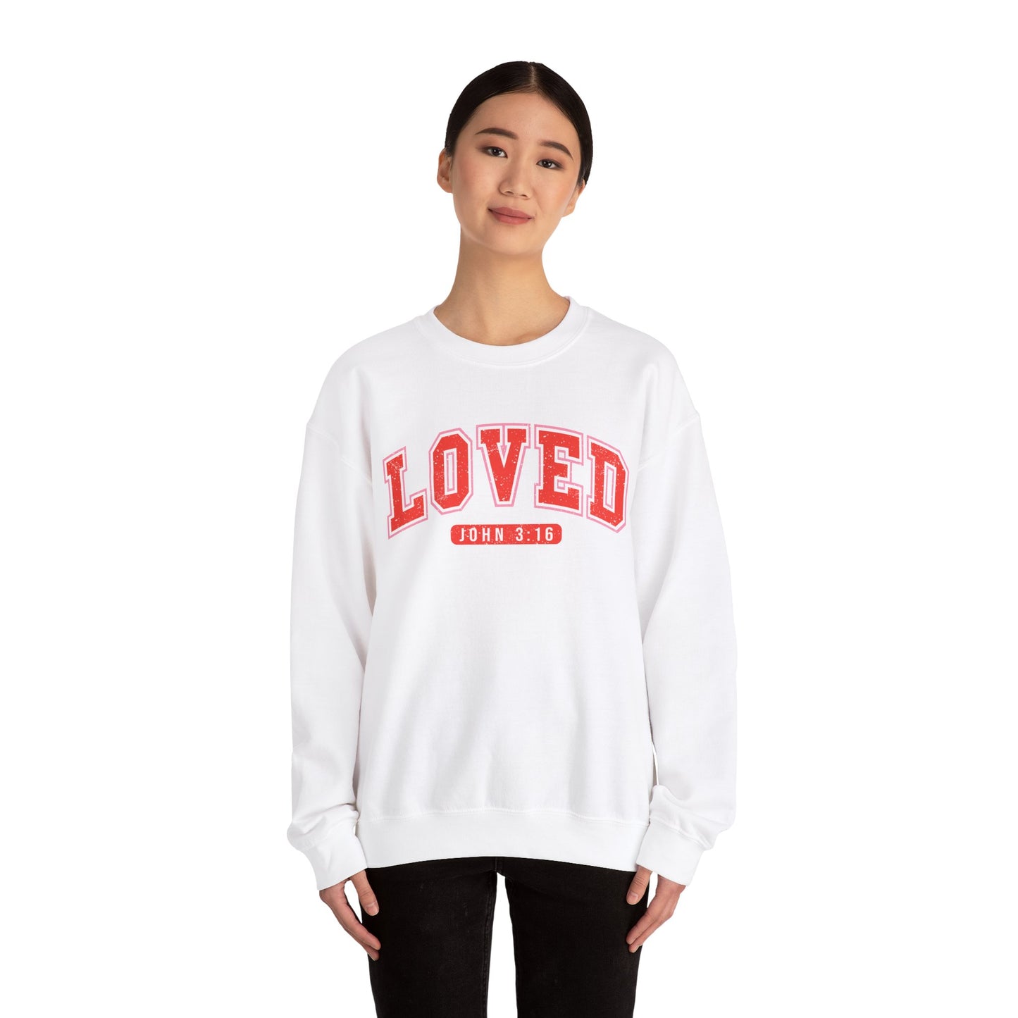 Loved 3:16 Unisex Heavy Blend™ Crewneck Sweatshirt