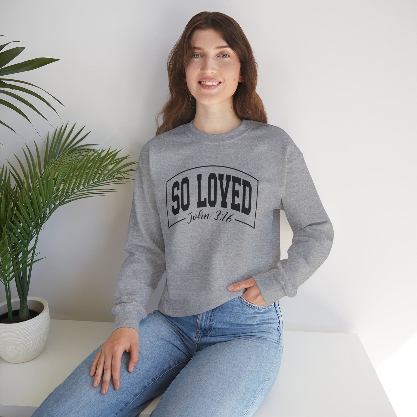 So Loved Unisex Heavy Blend™ Crewneck Sweatshirt