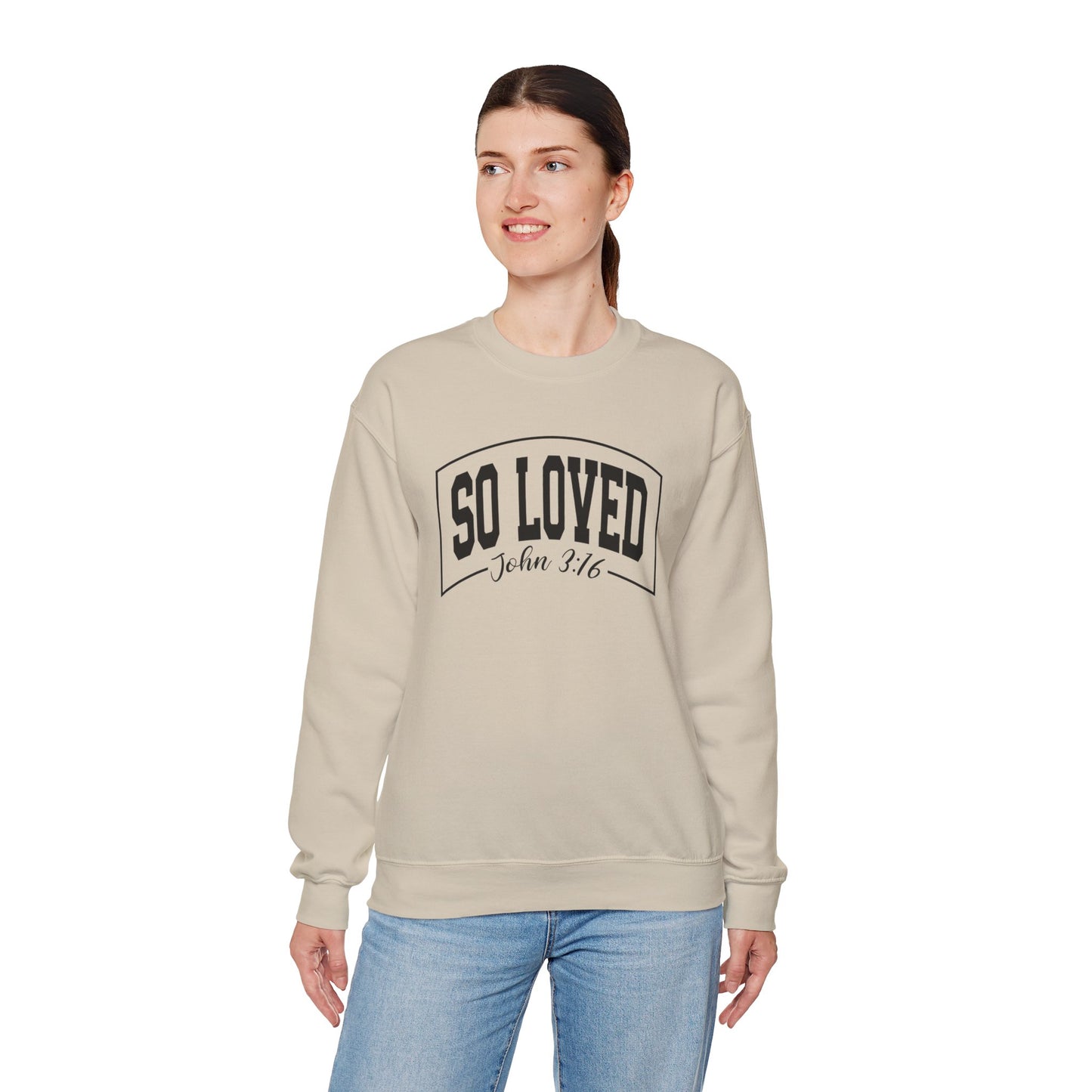 So Loved Unisex Heavy Blend™ Crewneck Sweatshirt