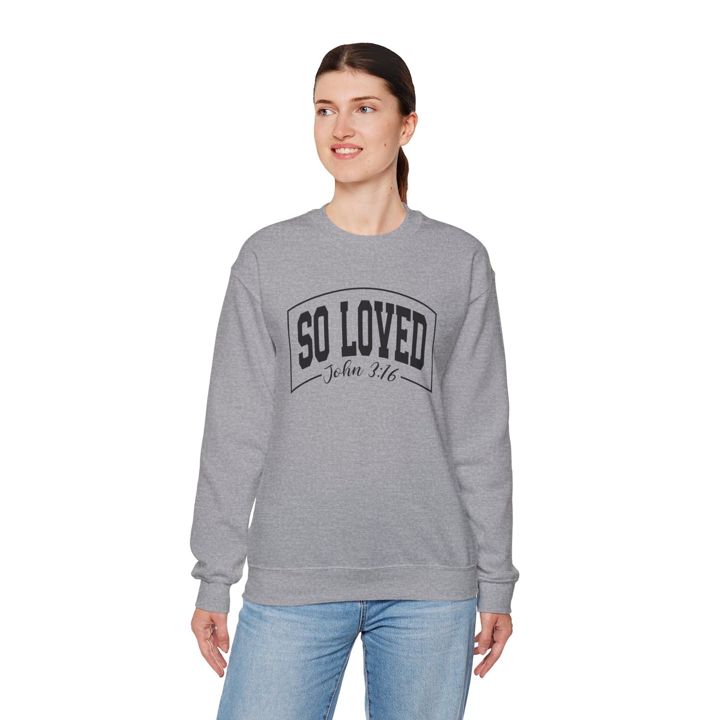 So Loved Unisex Heavy Blend™ Crewneck Sweatshirt