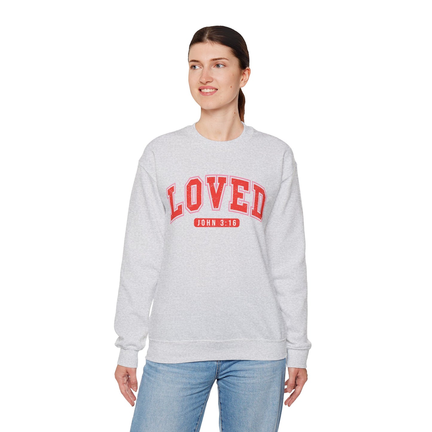 Loved 3:16 Unisex Heavy Blend™ Crewneck Sweatshirt