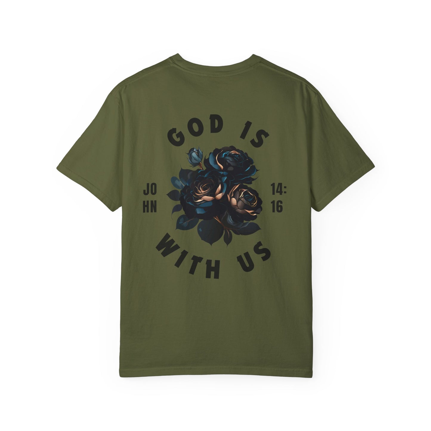 God is with Us Unisex Garment-Dyed T-shirt