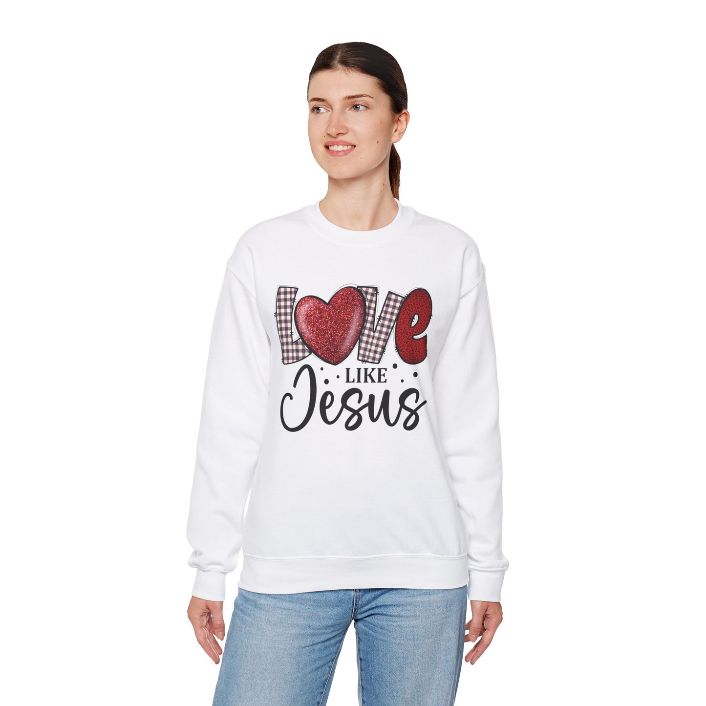 Love Like Jesus Unisex Heavy Blend™ Crewneck Sweatshirt