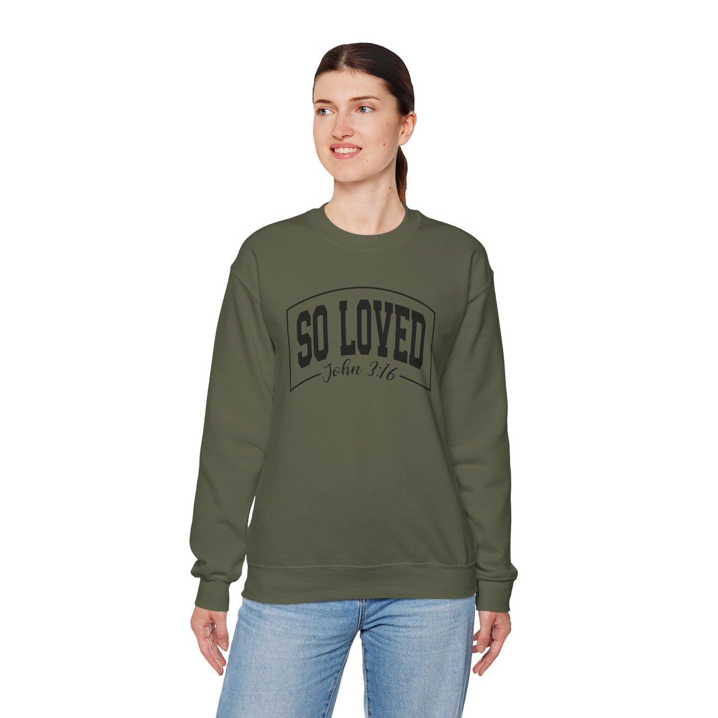 So Loved Unisex Heavy Blend™ Crewneck Sweatshirt