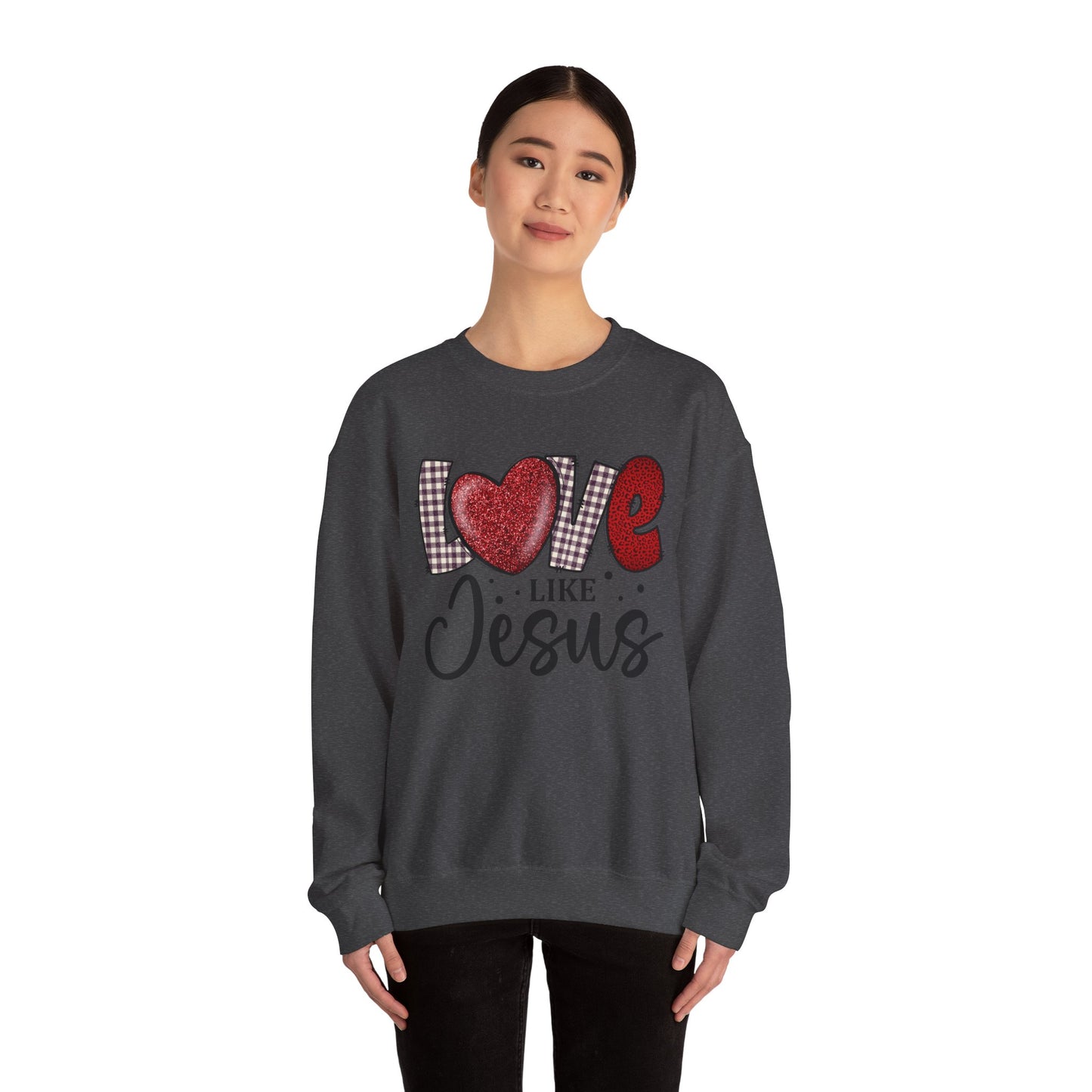 Love Like Jesus Unisex Heavy Blend™ Crewneck Sweatshirt