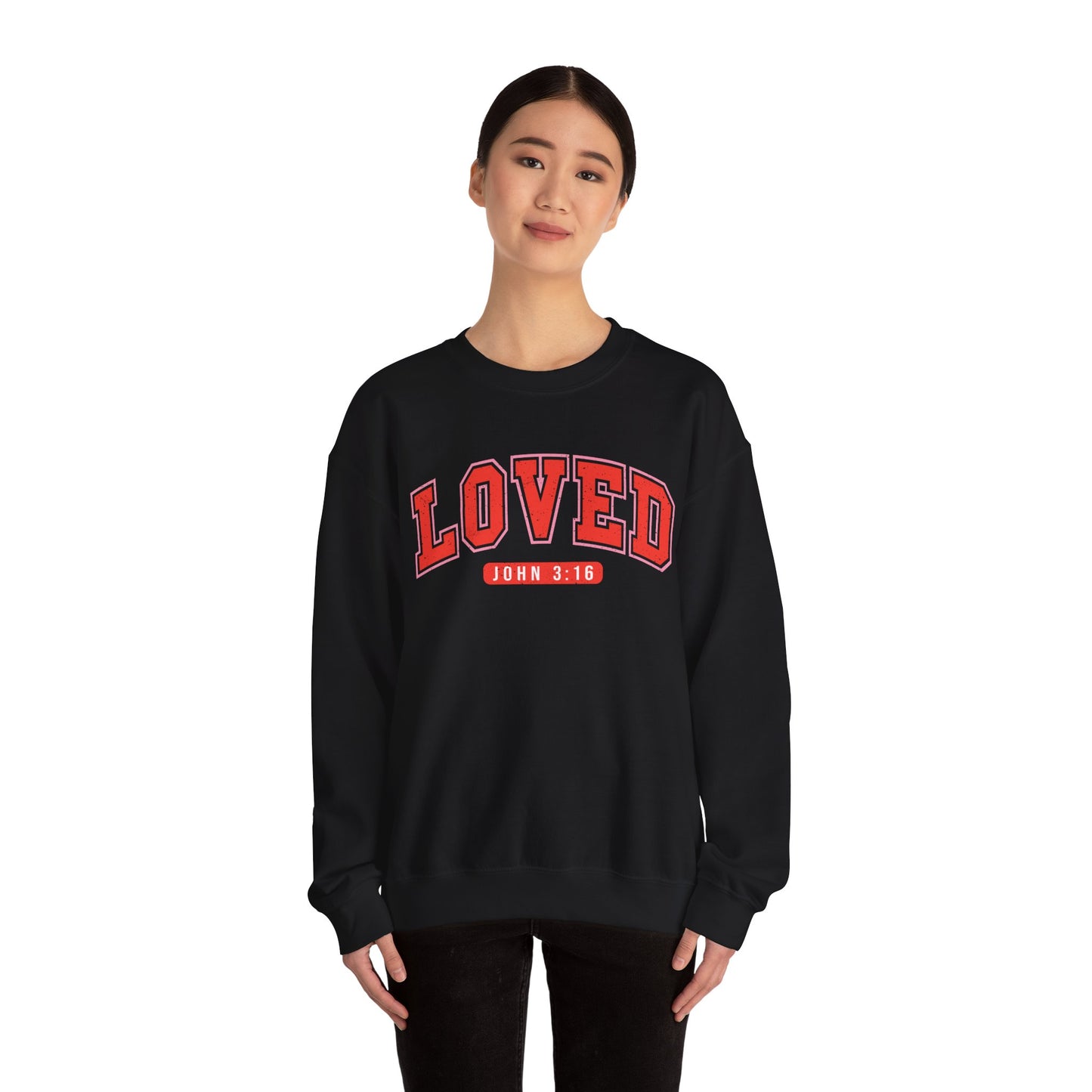 Loved 3:16 Unisex Heavy Blend™ Crewneck Sweatshirt