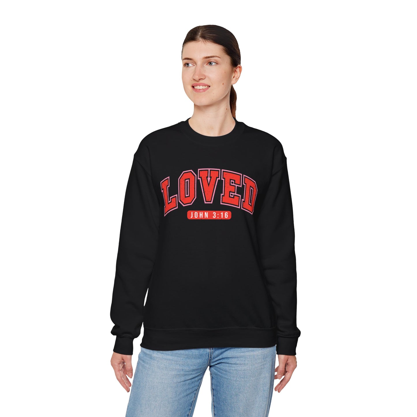 Loved 3:16 Unisex Heavy Blend™ Crewneck Sweatshirt