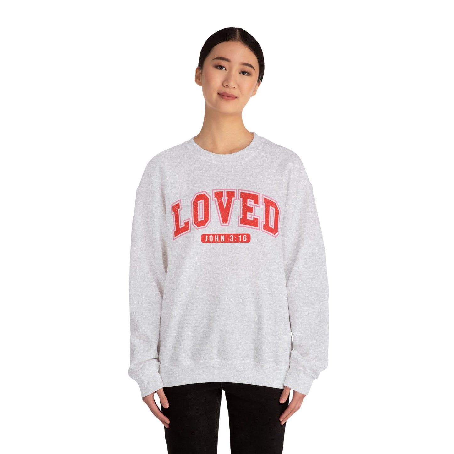 Loved 3:16 Unisex Heavy Blend™ Crewneck Sweatshirt